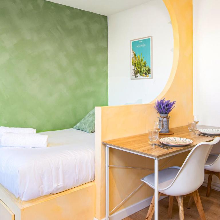 Monaco Border - Cosy studio vue mer et ville - FL - Studio Lit Queen-Size - 3