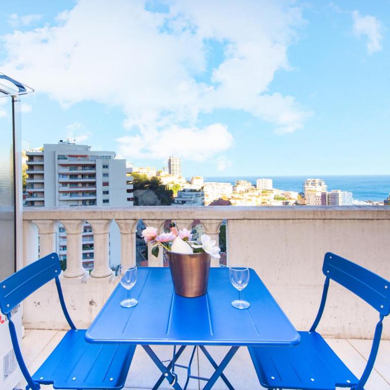 Monaco Border - Cosy studio vue mer et ville - FL - Studio Lit Queen-Size - 17