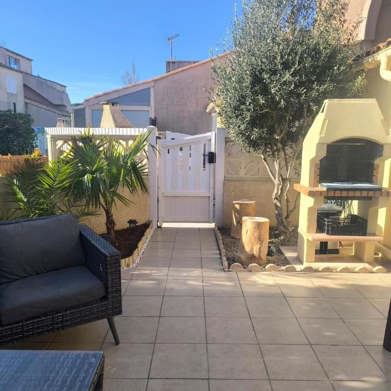 L'Olivier - 3min à pied ou 100m de la plage - Wifi - Maison 2 Chambres - 23