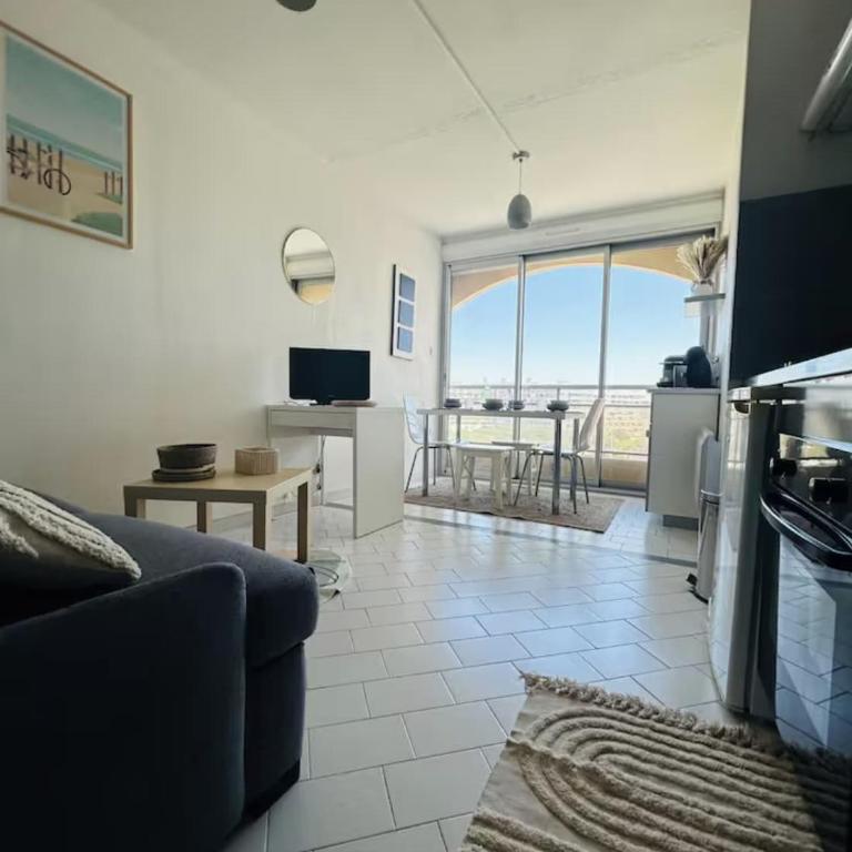 Studio vue port Carnon - à 2 pas des plages - Apartment mit 2 Schlafzimmern - 1