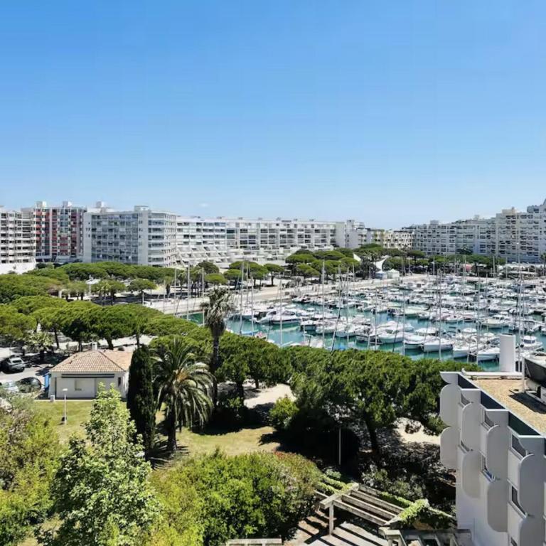 Studio vue port Carnon - à 2 pas des plages - Apartment mit 2 Schlafzimmern - 6