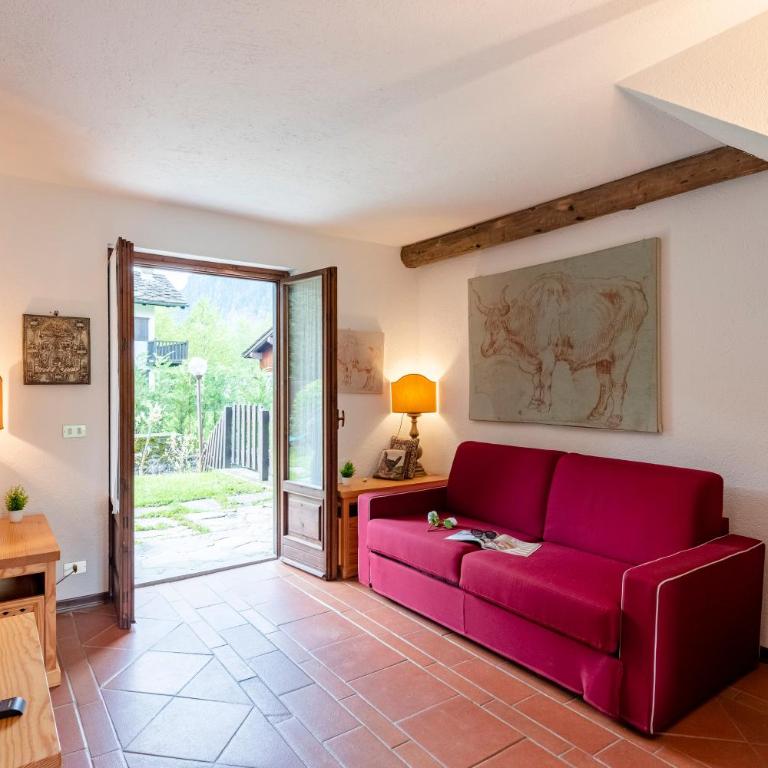 Charming Apart with Garden in Courmayeur - Happy Rentals - Apartment with Mountain View - 11