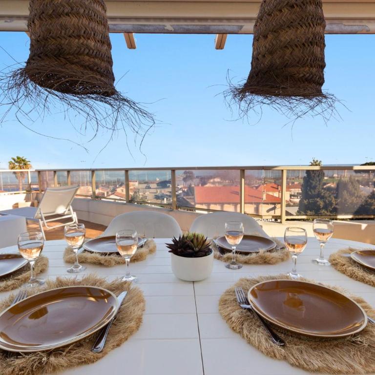 Le Rooftop - Jacuzzi - Mer - Terrasse 180 - Parking - Appartement - 35