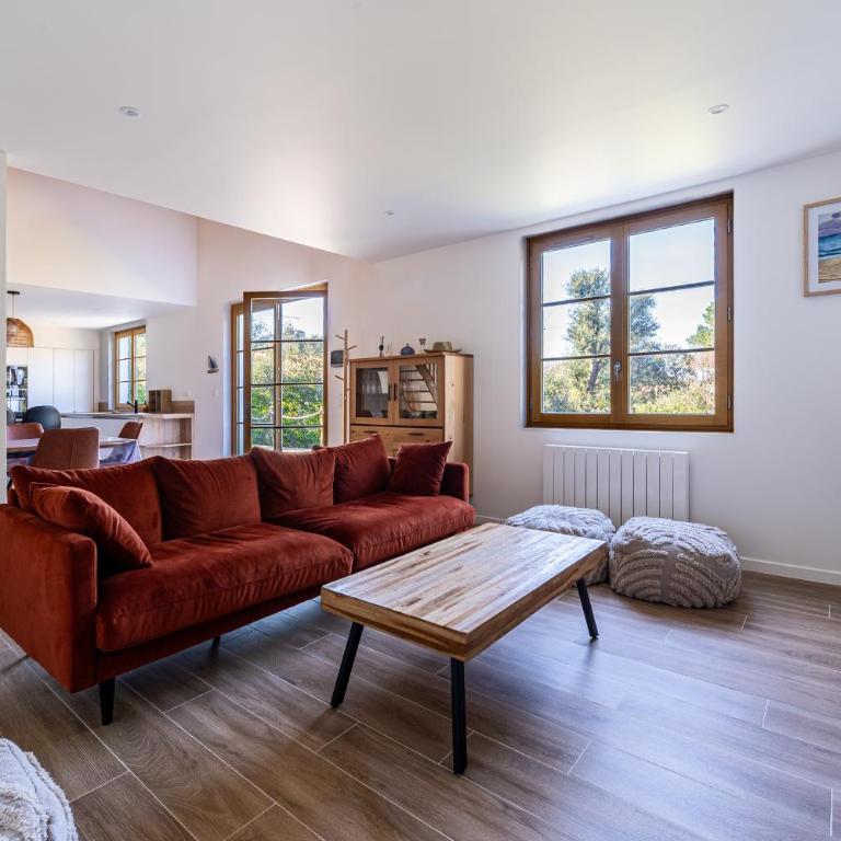 Moulleau Jolie maison rénovée pour 9 personnes, avec jardin - Ferienhaus mit 4 Zimmern - 1
