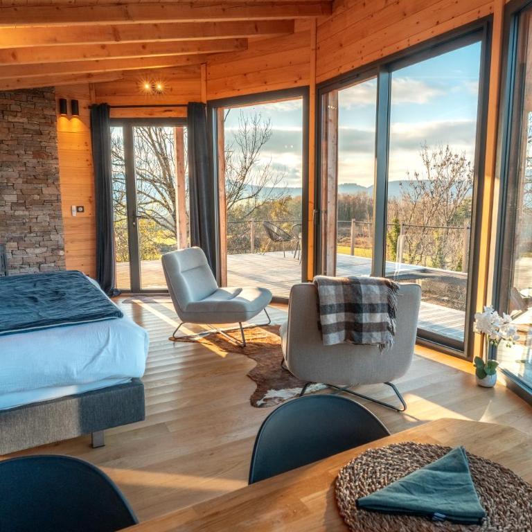 Cocooon Wood, hébergement insolite Savoie - Chalet 1 Chambre - 10