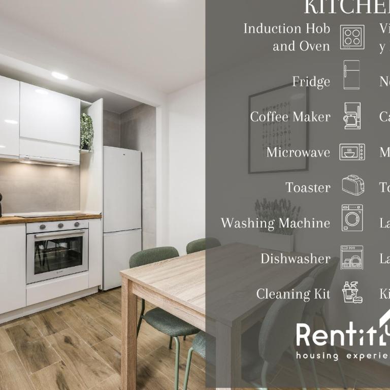 Bright Modern Home with Terrace - Two-Bedroom Apartment with Balcony and Terrace - 24
