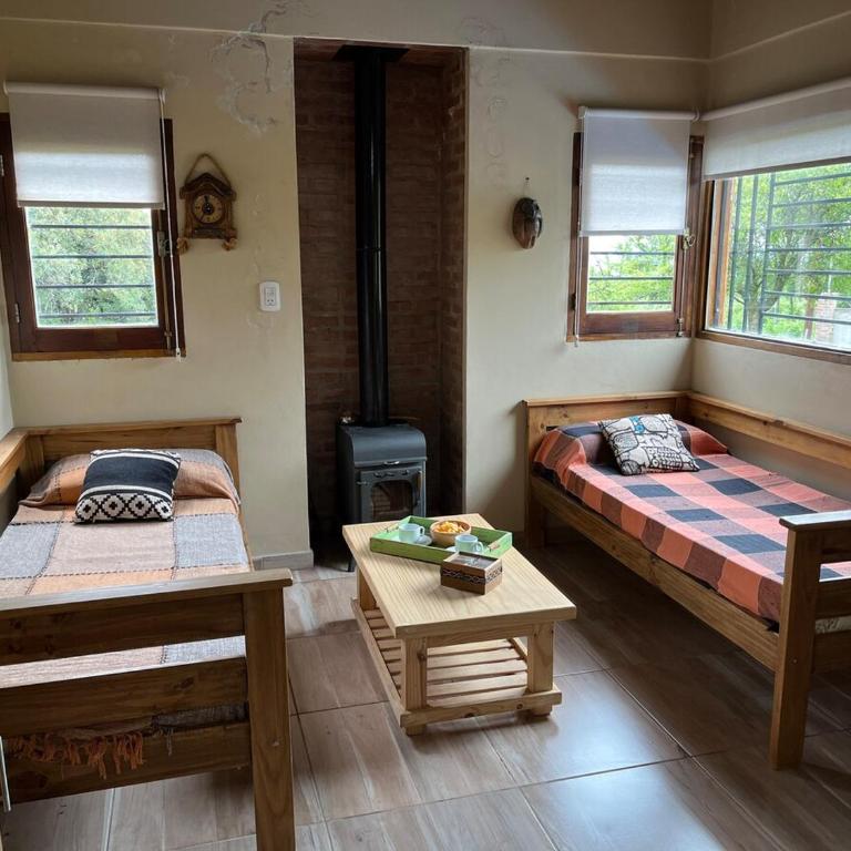 Cabaña de montaña, ideal para caminatas Buho Serrano - One-Bedroom Chalet - 6