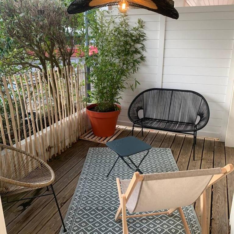 La Pinasse Au cœur de Lège Cap Ferret, 3 pers - Appartement 1 Chambre - 4