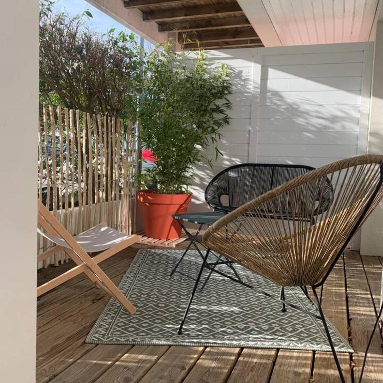 La Pinasse Au cœur de Lège Cap Ferret, 3 pers - Appartement 1 Chambre - 6