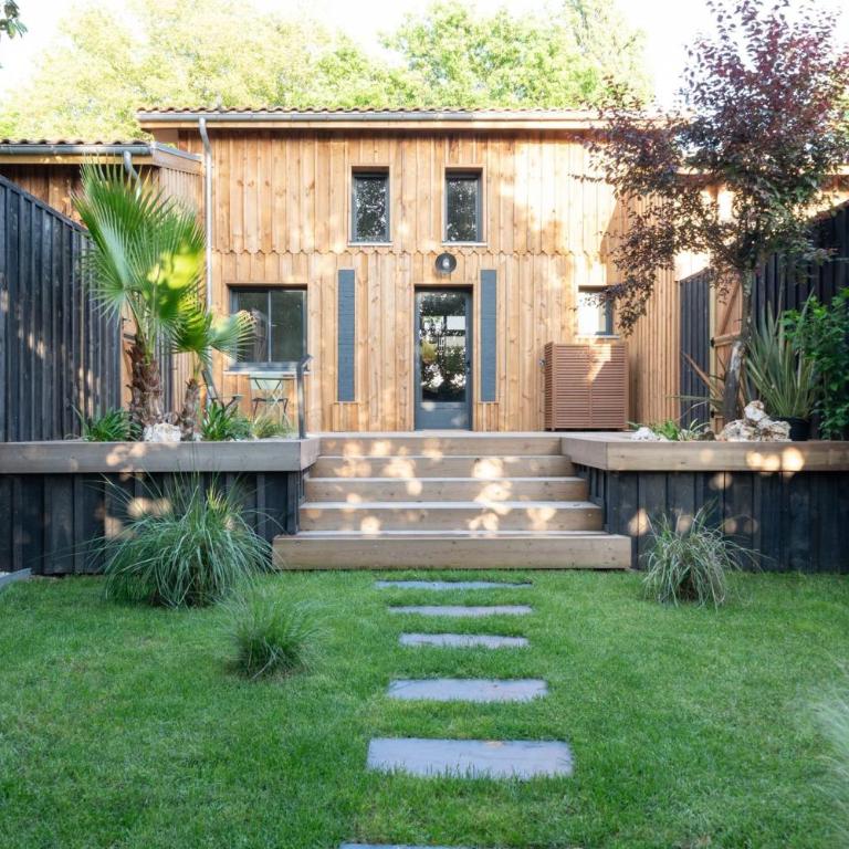 House with spa and direct access to Lake Cazaux - Ferienhaus - 24