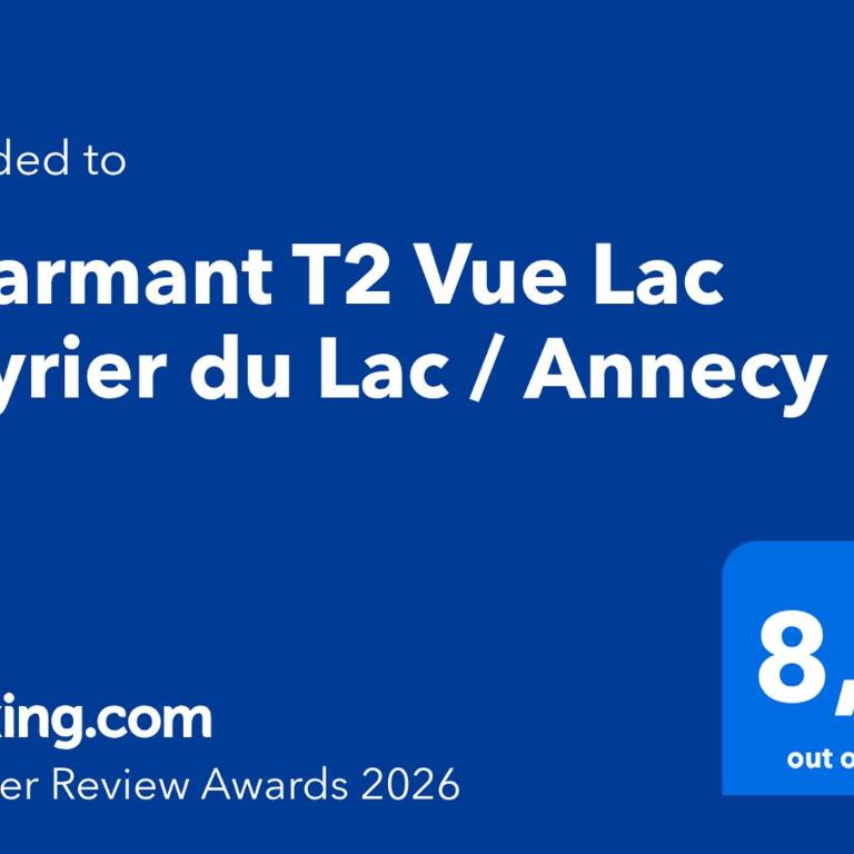Charmant T2 Vue Lac Veyrier du Lac / Annecy - Appartement 1 Chambre - 17