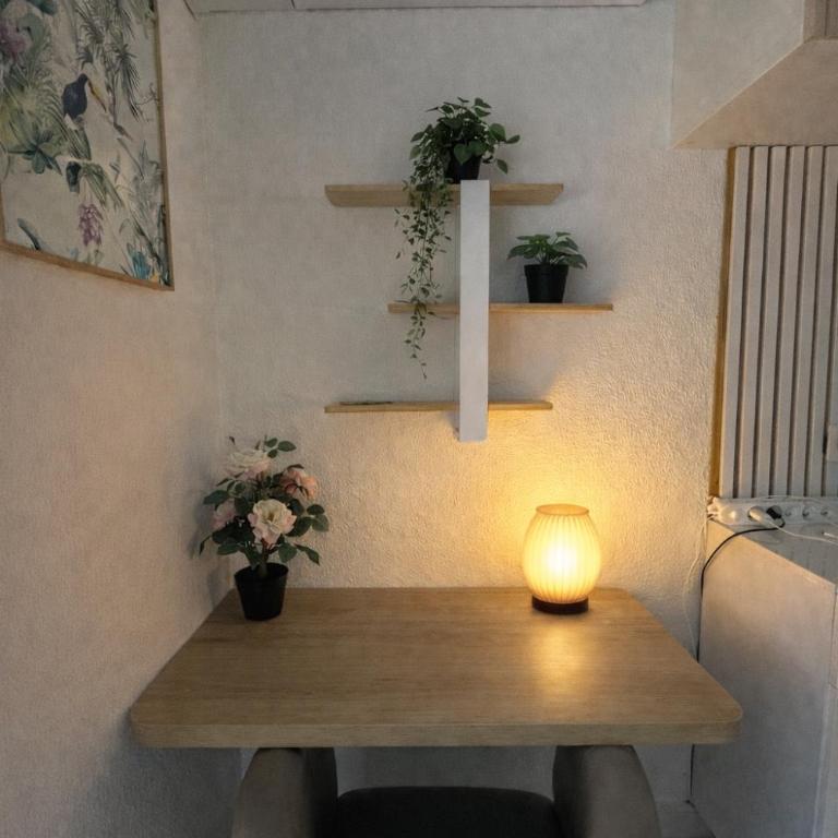 Nouveau ! Studio Mer Racine - Plage, Clim, Parking - Estudio con vistas al jardín - 5