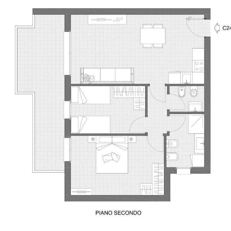 Jl Blue Resort - Appartamento con 2 Camere da Letto - 22