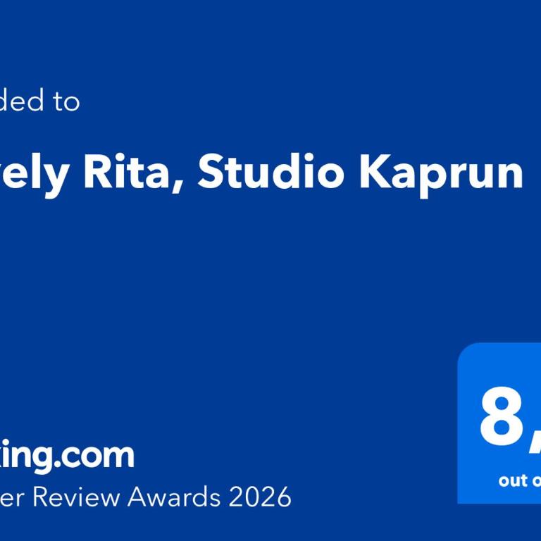 Lovely Rita Studio, modern Studio - balcony and mountain view - center Kaprun - Studio-Apartment - 28