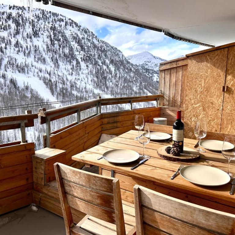 Prestige du Sommet - Terrasse, Parking et Local Ski - Appartement 1 Chambre - 32