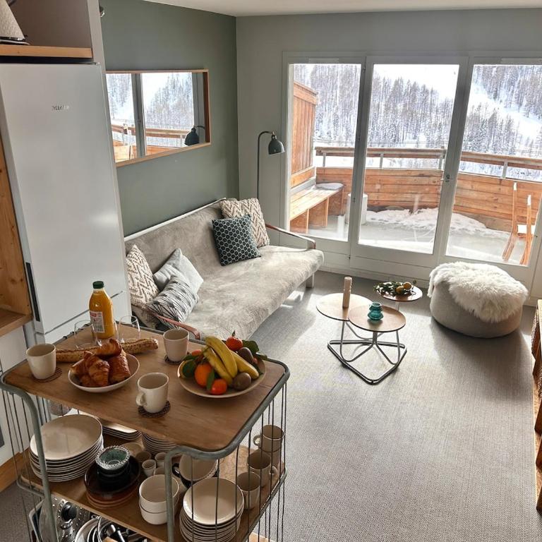 Prestige du Sommet - Terrasse, Parking et Local Ski - Appartement 1 Chambre - 45