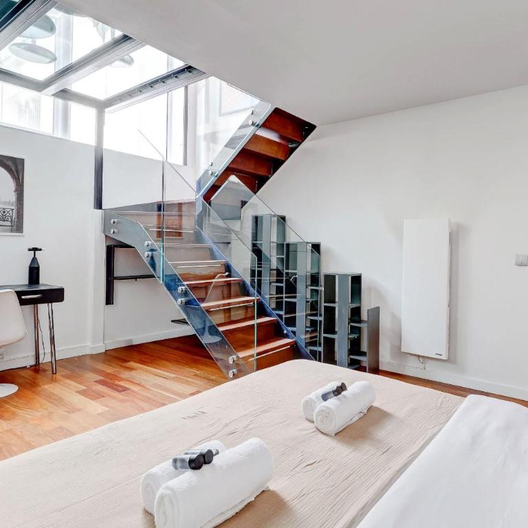 Appartement de luxe sous verrière en plein coeur du Marais - Apartment - 1