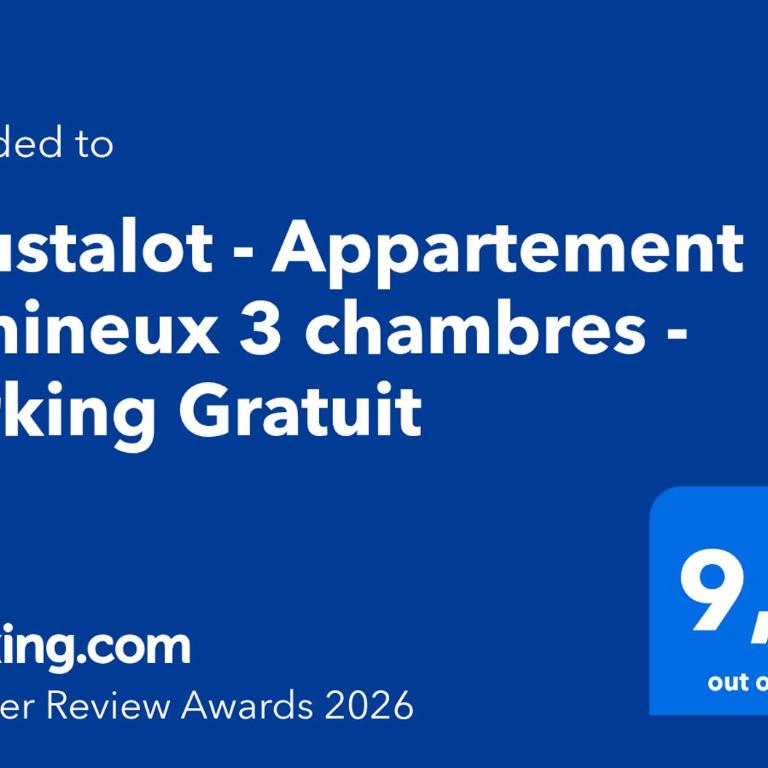 Loustalot - Appartement lumineux 3 chambres - Parking Gratuit - Appartement 3 Chambres - 2