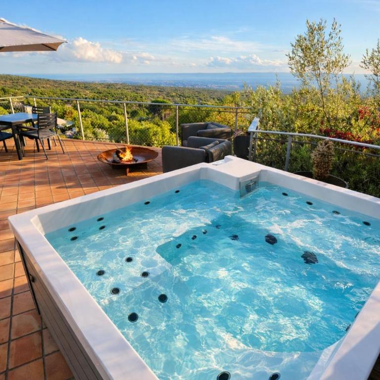 Rahal Etna Luxury Retreat- Private Heated Jacuzzi 98F & Infinity Pool - Appartamento con 2 Camere da Letto e Piscina in Comune - 3
