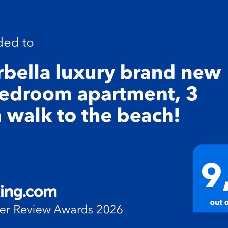 Marbella luxury brand new 2-bedroom apartment, 3 min walk to the beach! - Two-Bedroom Apartment - 8