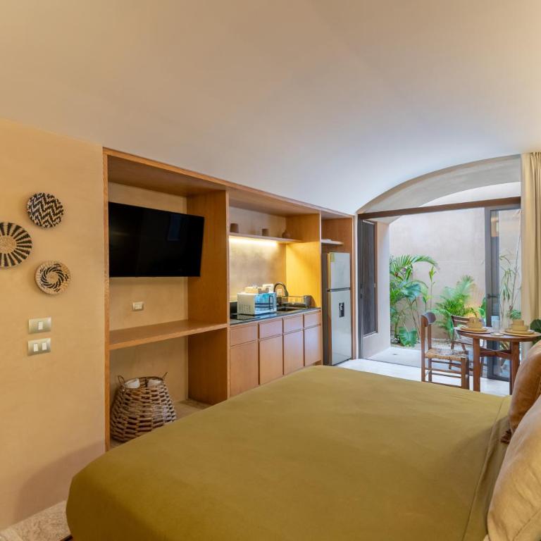 Studios with Plunge Pool near the Beach - Apartamento Deluxe de 1 dormitorio con vistas al jardín - 12