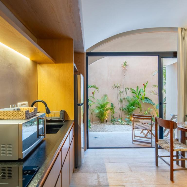 Studios with Plunge Pool near the Beach - Apartamento Deluxe de 1 dormitorio con vistas al jardín - 9