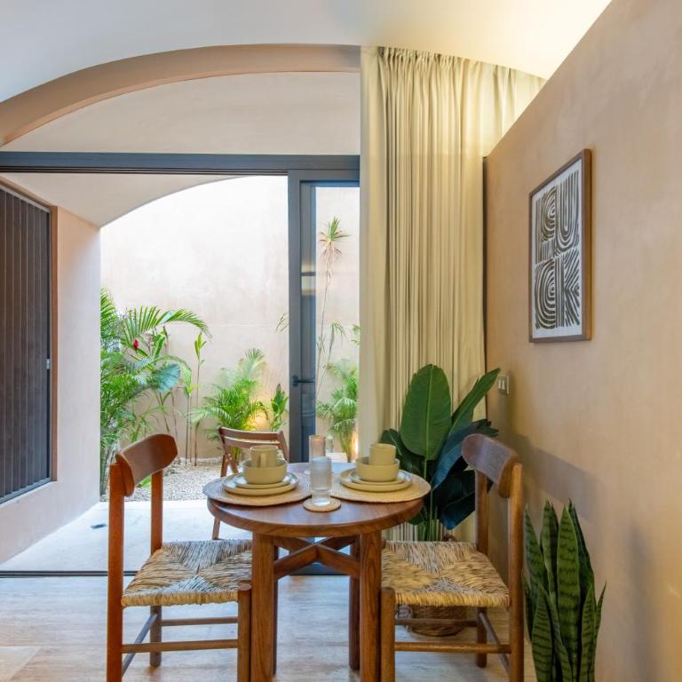 Studios with Plunge Pool near the Beach - Apartamento Deluxe de 1 dormitorio con vistas al jardín - 10