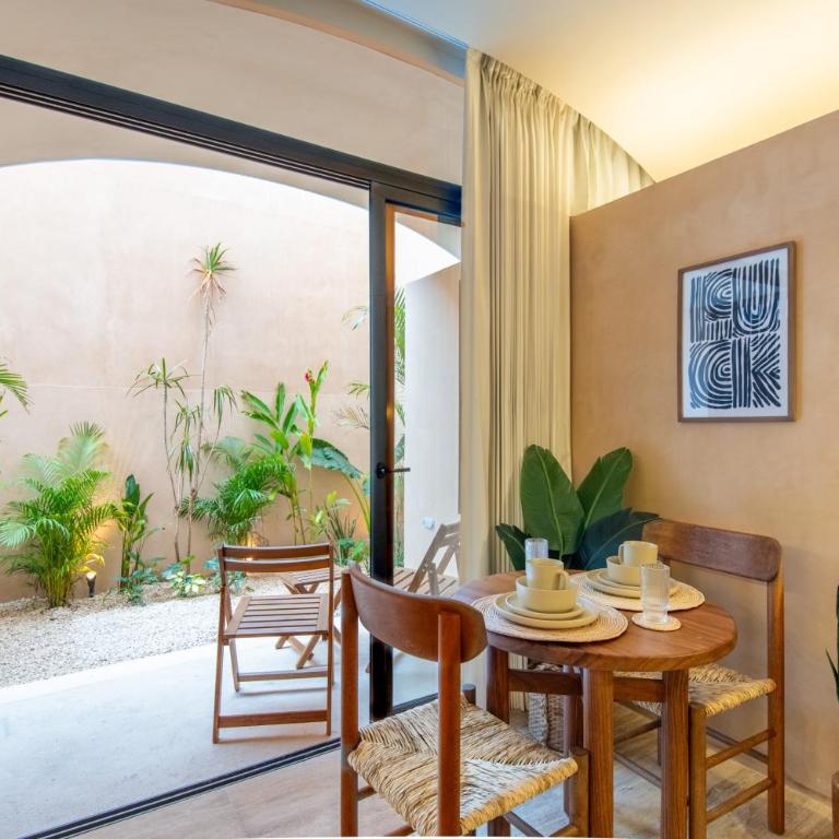 Studios with Plunge Pool near the Beach - Apartamento Deluxe de 1 dormitorio con vistas al jardín - 17