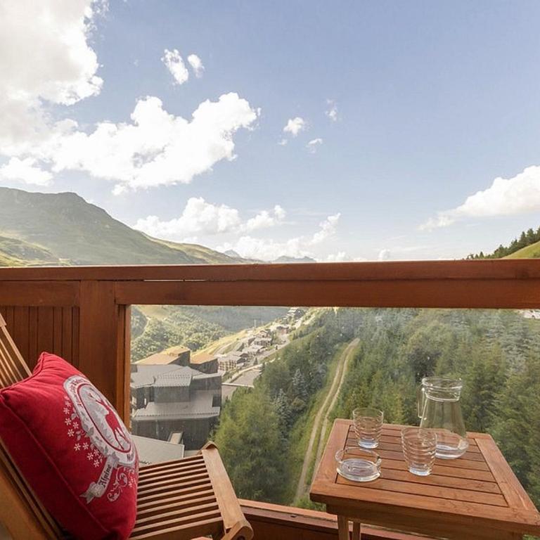 Studio skis aux pieds, balcon, 4 pers, vue montagnes - FR-1-344-852 - Estudio - 11