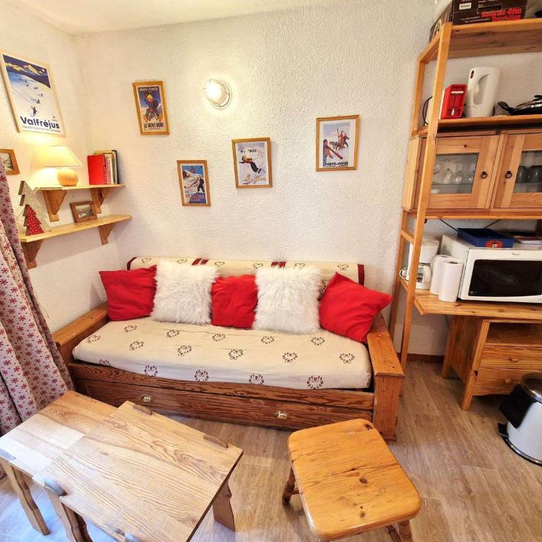 Charmant studio 2-3 personnes, balcon sud, Valfréjus - FR-1-265-215 - Studio - 2