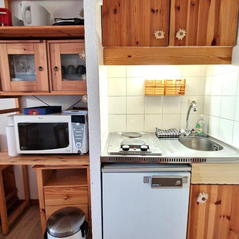 Charmant studio 2-3 personnes, balcon sud, Valfréjus - FR-1-265-215 - Studio - 3