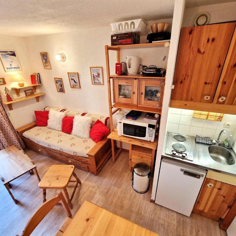 Charmant studio 2-3 personnes, balcon sud, Valfréjus - FR-1-265-215 - Studio - 10