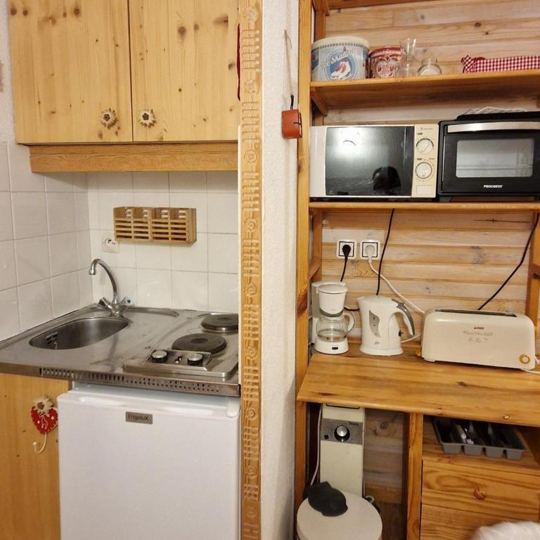 Studio charmant pour 2-3 pers. au sud de 17m² à Valfréjus - FR-1-265-237 - Studio - 6