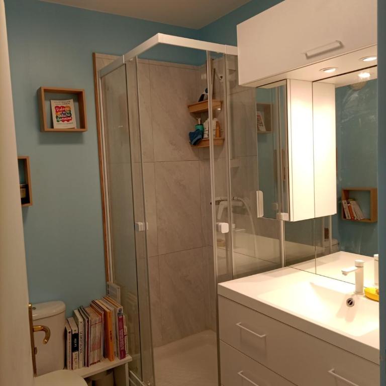 T2 lumineux balcon, parking facile, climatisation, Wi-Fi - Appartement 1 Chambre - 9