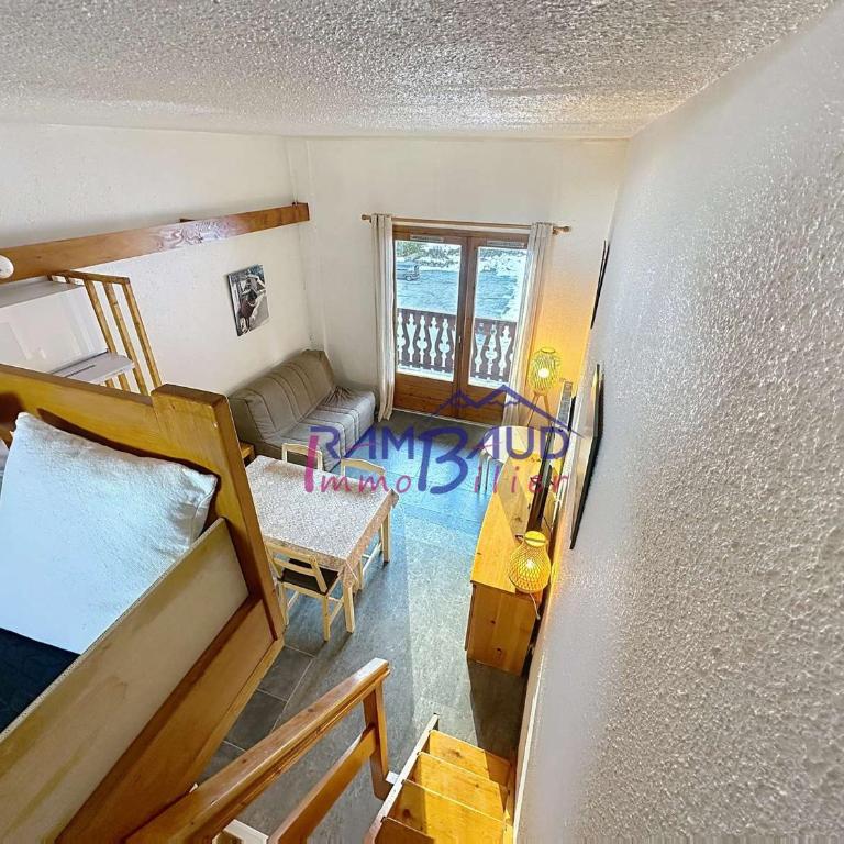 Studio 4 personnes Centre Village - Mezzanine et Balcon Sud - FR-1-854-42 - Estudio - 10