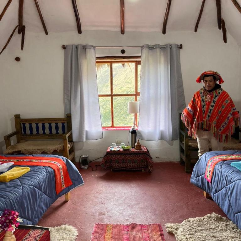 Patacancha indigenous lodge Perú - Twin Room with Mountain View - 7