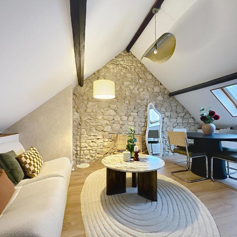 Saint-Nicaise - Appartement de Charme - Maisons Champagne 1 min - Reims - Appartamento con 2 Camere da Letto - 19
