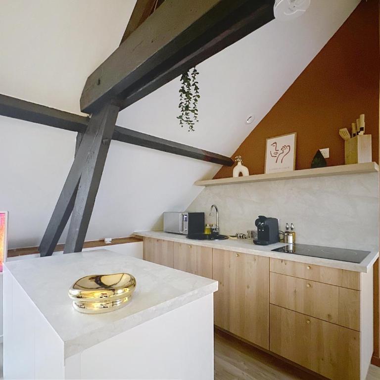 Saint-Nicaise - Appartement de Charme - Maisons Champagne 1 min - Reims - Appartamento con 2 Camere da Letto - 9