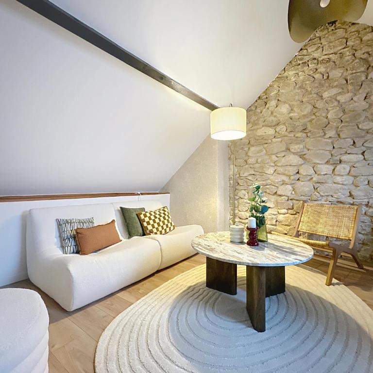 Saint-Nicaise - Appartement de Charme - Maisons Champagne 1 min - Reims - Appartamento con 2 Camere da Letto - 25