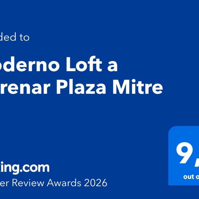 Moderno Loft a estrenar Plaza Mitre con cochera - One-Bedroom Apartment - 14