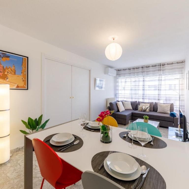 Menton City - Proche plage et Jardin Bioves - FV - Appartement 1 Chambre - 15