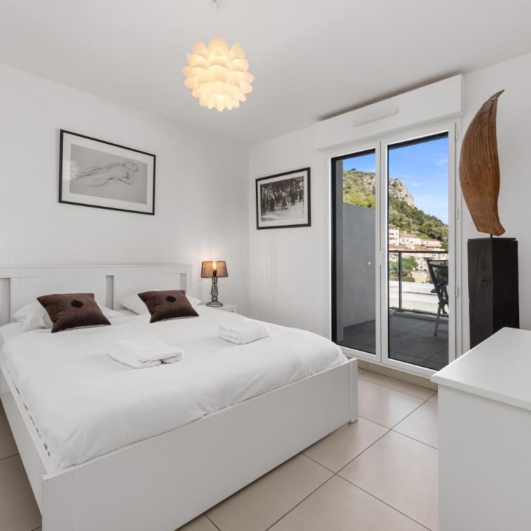 Luxueux 2 pièces - Terrasse vue mer - Parking - FO - Chambre Simple - 3