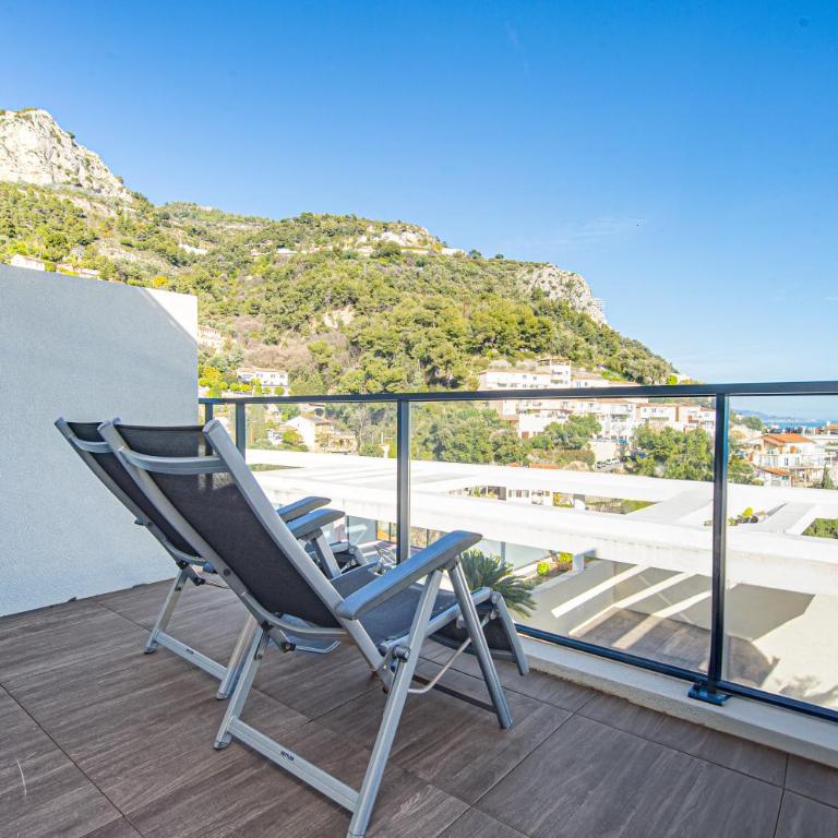 Luxueux 2 pièces - Terrasse vue mer - Parking - FO - Chambre Simple - 24
