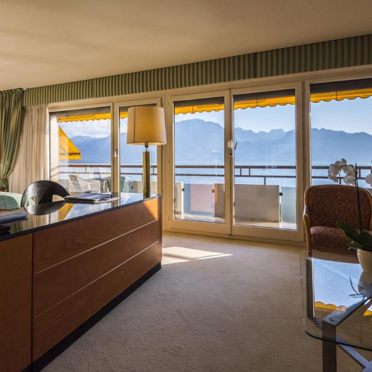 Royal Plaza Montreux - Junior Suite mit Balkon und Seeblick - 6