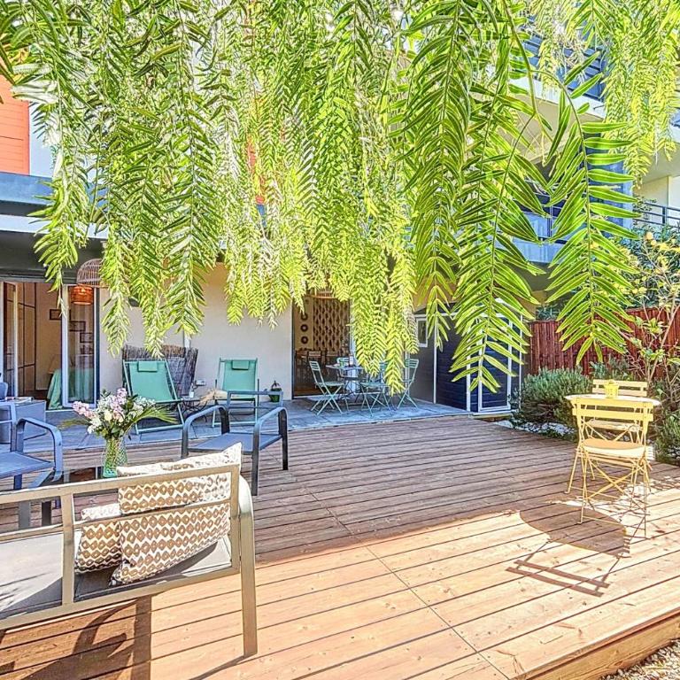 Antibes - Jardin Privé & Piscine - Plage à 2 km - Appartement 1 Chambre - 2