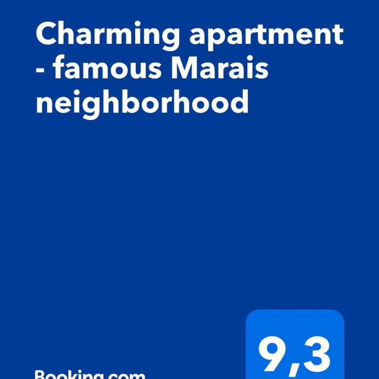 Charming apartment - famous Marais neighborhood - One-Bedroom Apartment - 12