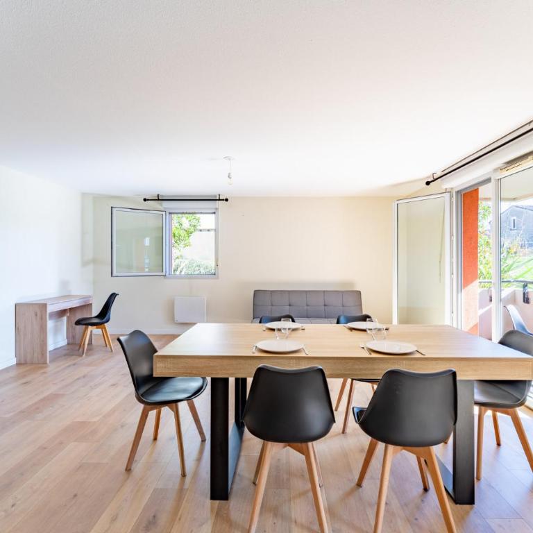 Spacieux T5 Toulouse nord - parking, fibre & calme - Apartment - 9