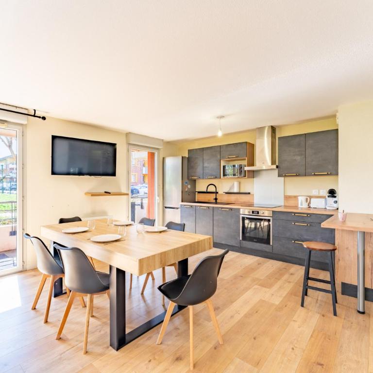 Spacieux T5 Toulouse nord - parking, fibre & calme - Apartment - 1