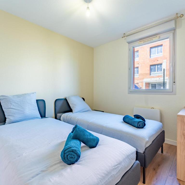 Spacieux T5 Toulouse nord - parking, fibre & calme - Apartment - 15