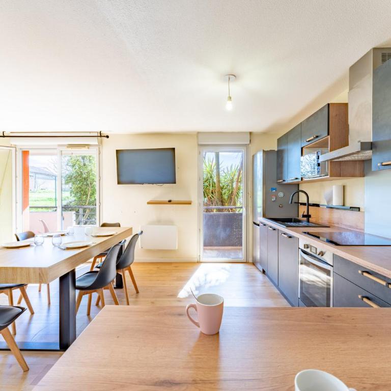 Spacieux T5 Toulouse nord - parking, fibre & calme - Apartment - 16